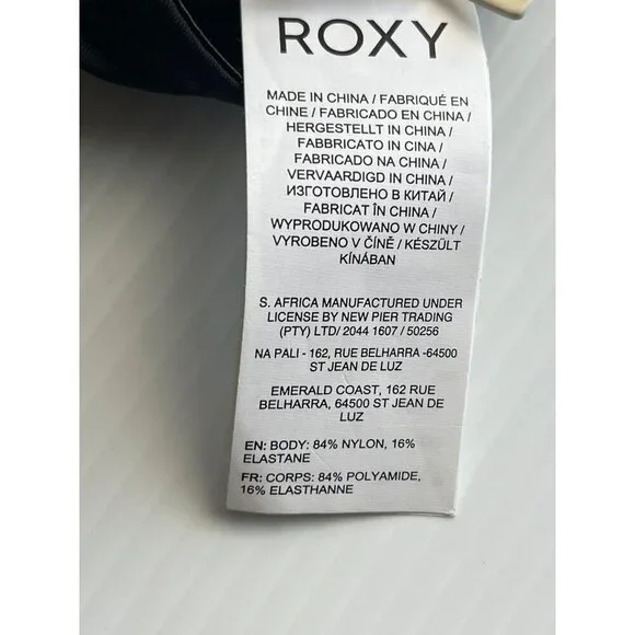 Roxy Junior's Women's Black Beach Classic Underwire Bikini Swim Top Size S - Picture 7 of 13